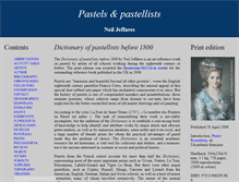 Tablet Screenshot of pastellists.com